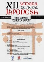 Seminario Conocer Japón en Coria - Cartel y programa
